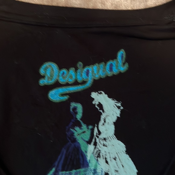 ๐ Desigual size S short sleeves pink and black too ๐ - Picture 7 of 9